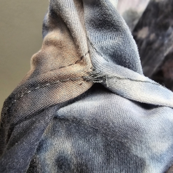 VIBE‎ Sportswear Soft Tie Dye Maxi Dress Hooded Multi-colored Womens Plus Sz 2X - Picture 13 of 16